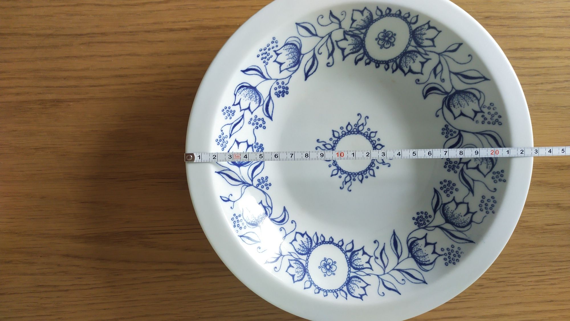 Talerz porcelanowy obiadowy głęboki Wawel Krzysztof PRL