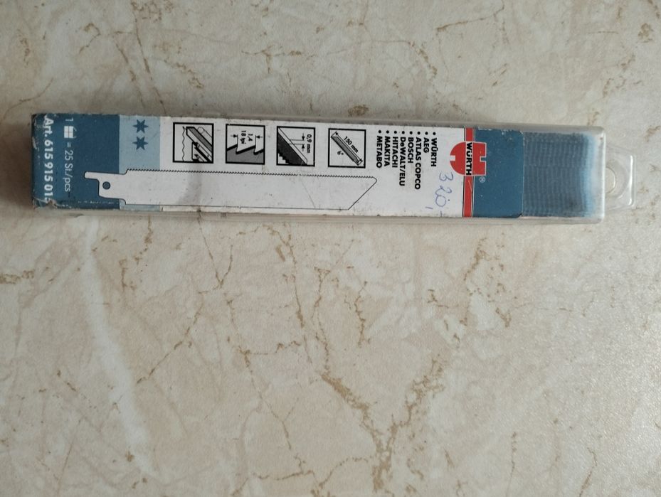 Brzeszczoty do piły szablastej firmy Wuhrt