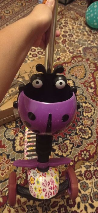 Дитячий самокат 5 в 1 з батьківською ручкою