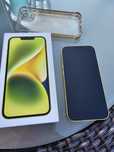 Telefon iphone 14 yellow żółty 128G jak nowy
