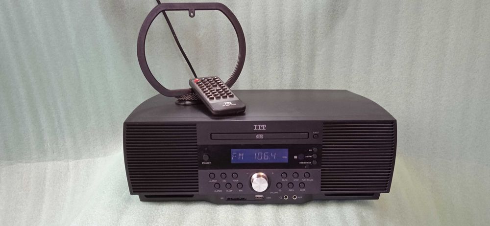 Zestaw audio HI-FI Wieża ITT MSR 10-100 VINTAGE CD, MP3,USB,SD,AUX