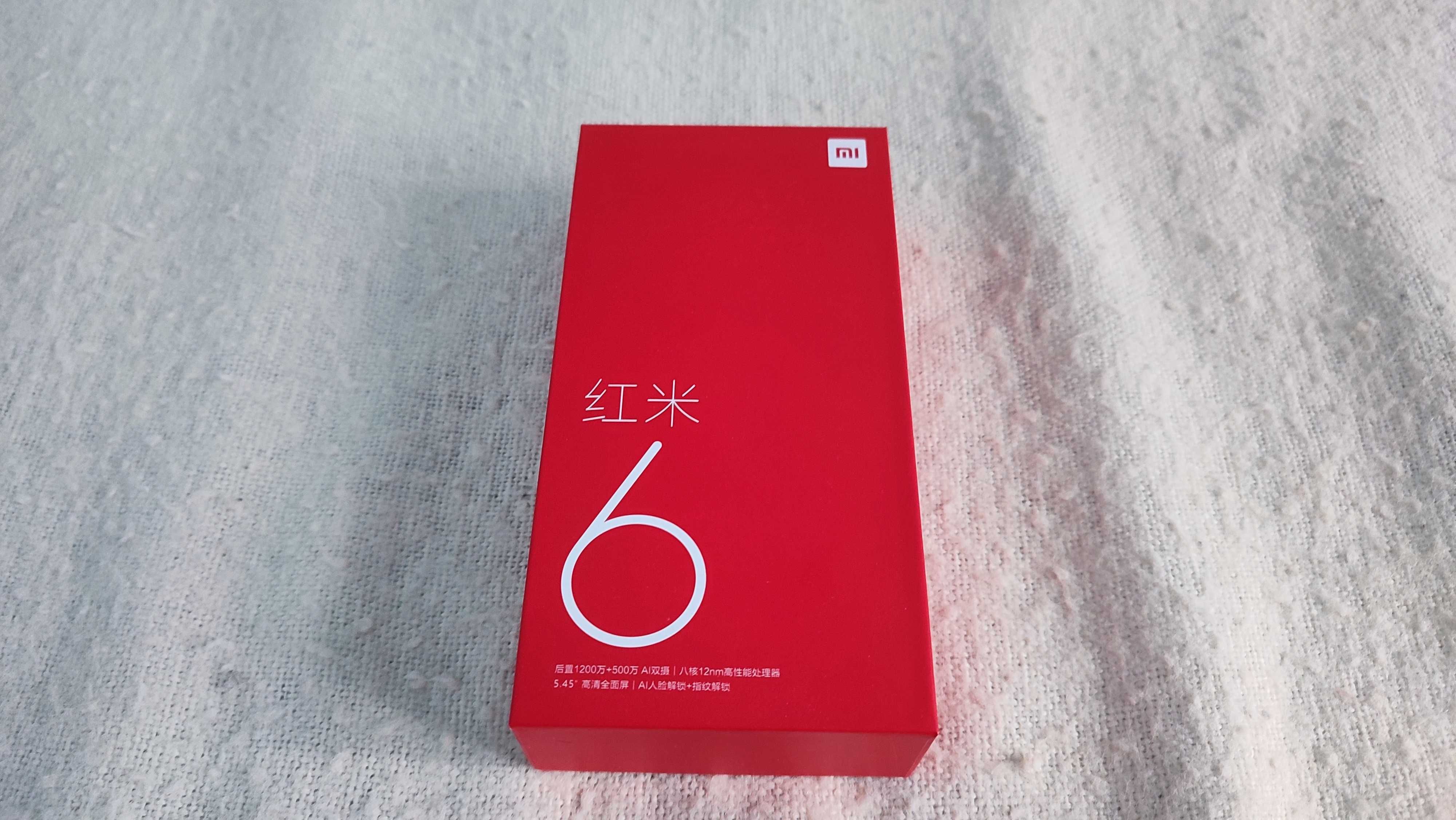 Oryginalne pudełko Xiaomi Redmi 6