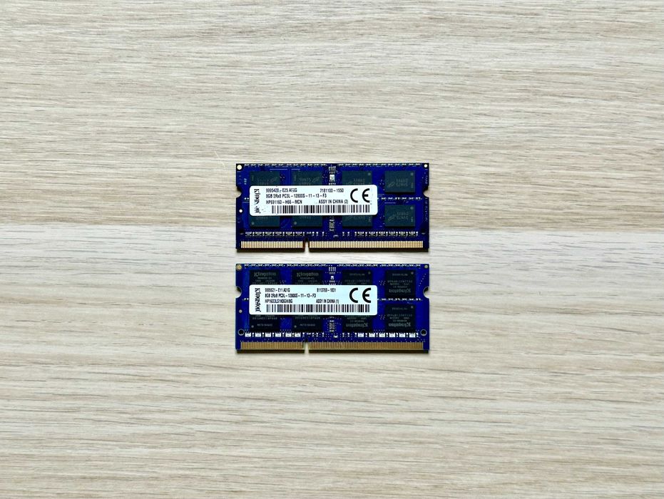 RAM Kingston 16GB 2x8GB DDR3 / DDR3L PC3L 12800S – sprawna / testowana