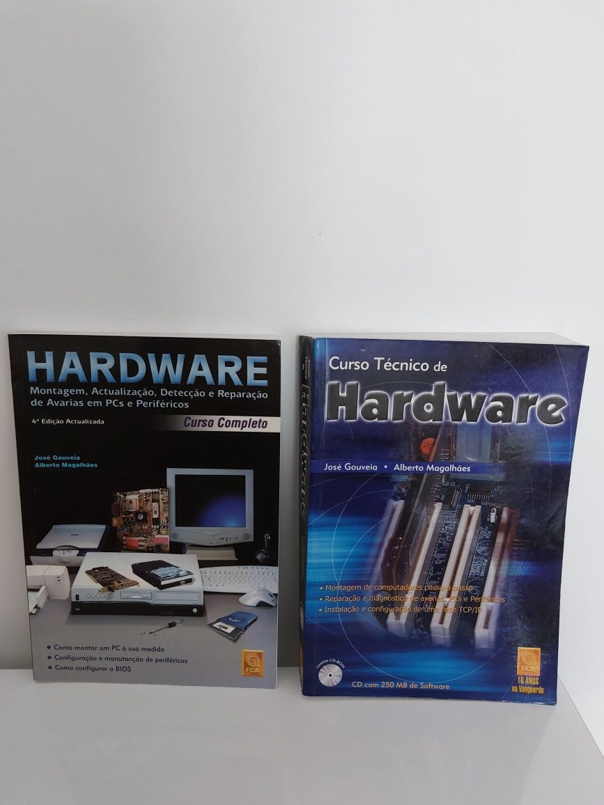2 livros técnicos de Hardware