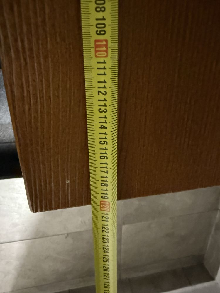 Stół dębowy ze stali nierdzewnej