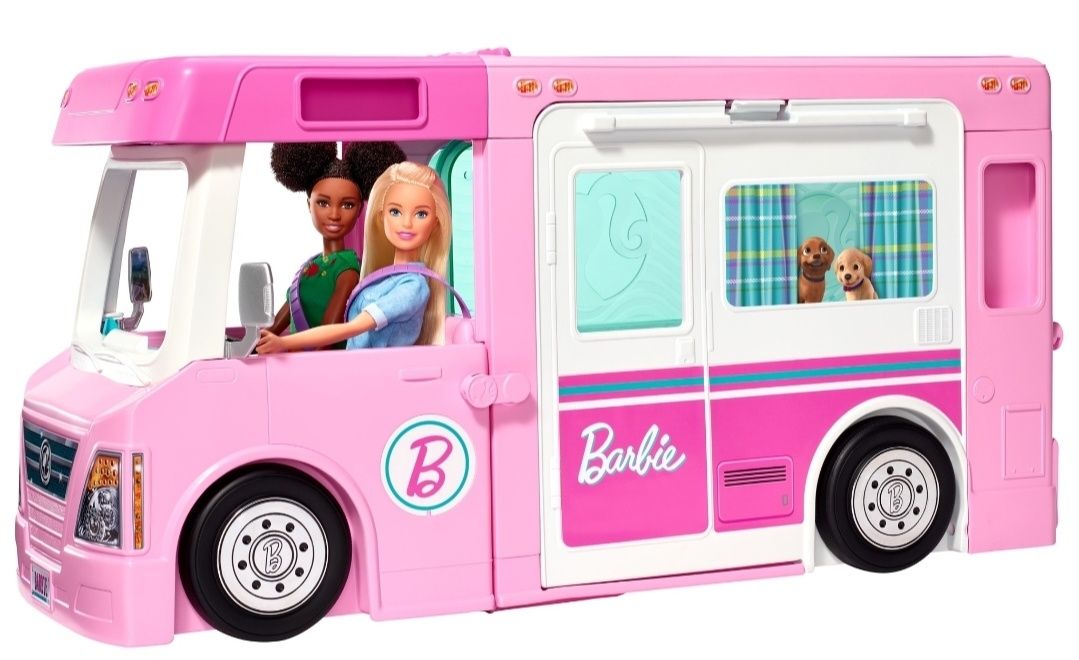 Barbie Kamper Samochód Kempingowy 3W1 Ghl93-9644