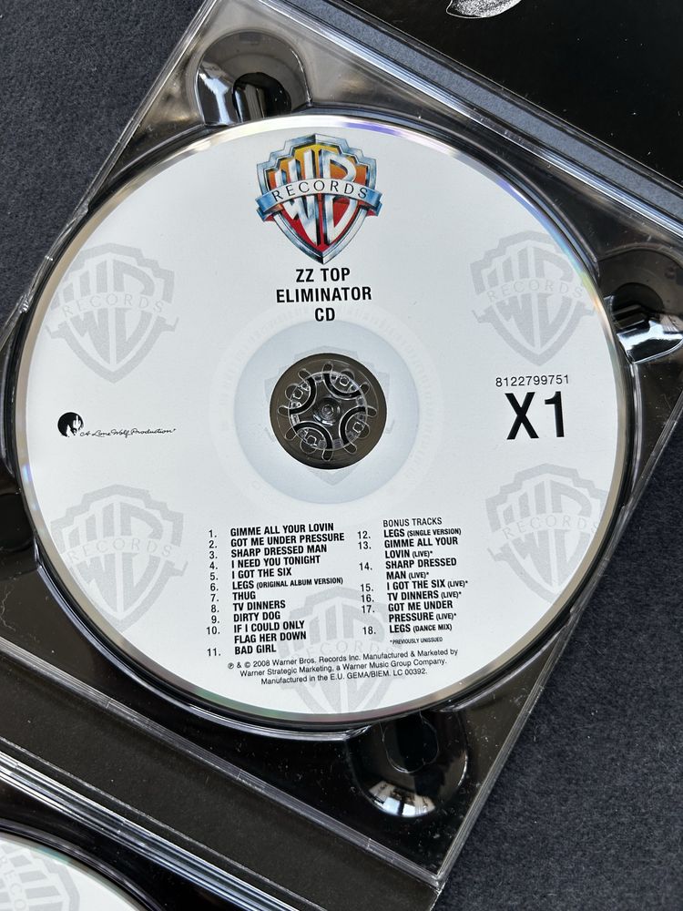 Płyta ZZTOP eliminator CD+DVD