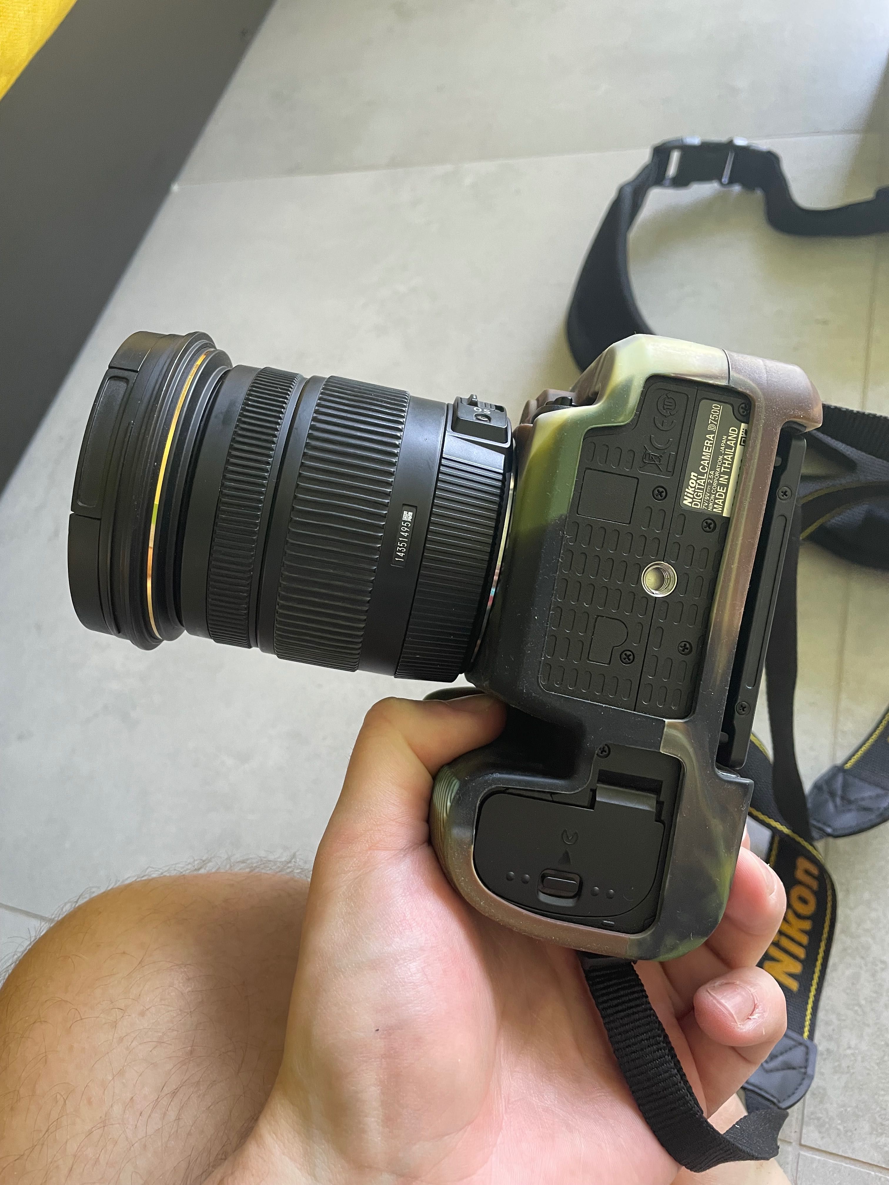Nikon d7500 plus obiektyw Sigma 17-50 2.8