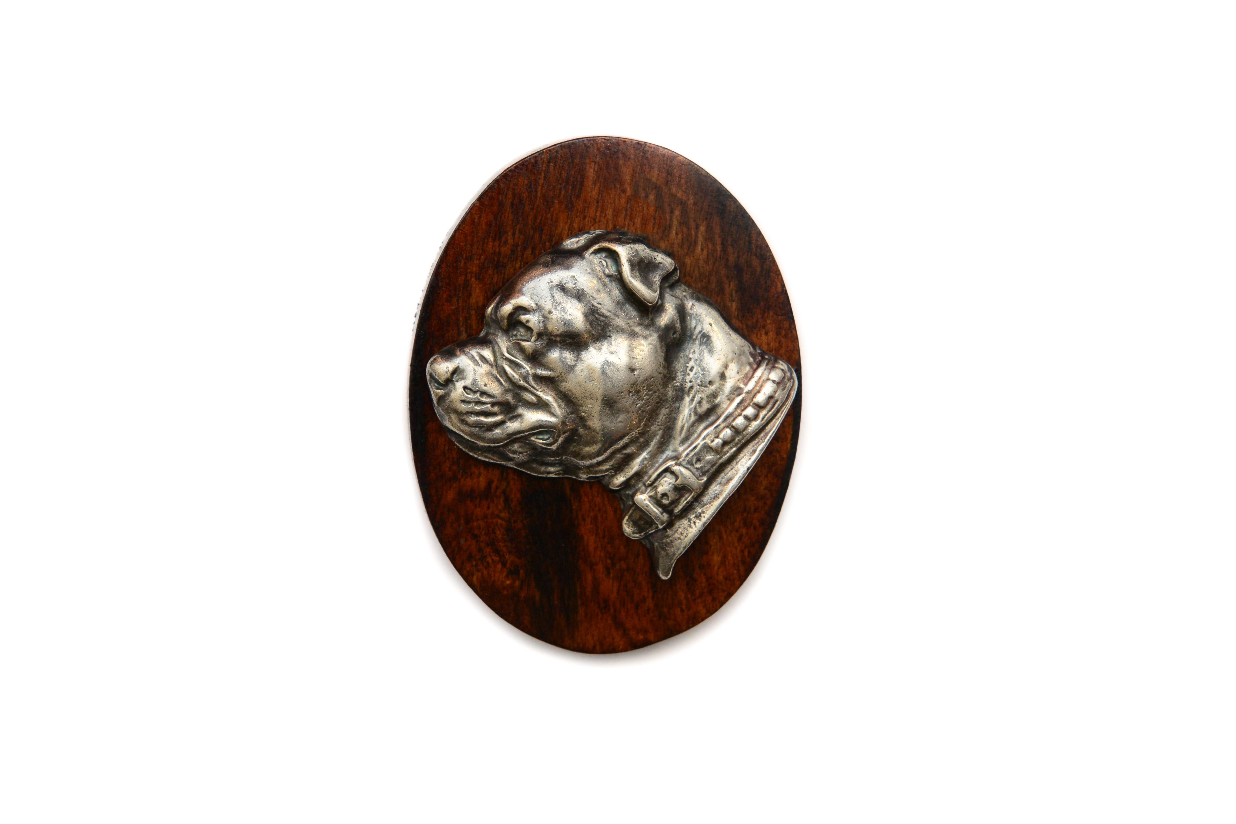 Staffordshire Bull Terrier broszka clipring drewniany Art-Dog