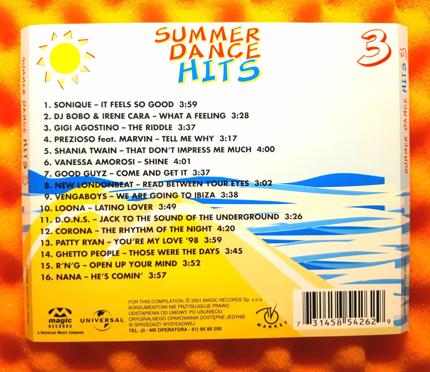 Summer Dance Hits 3 (CD, 2001)