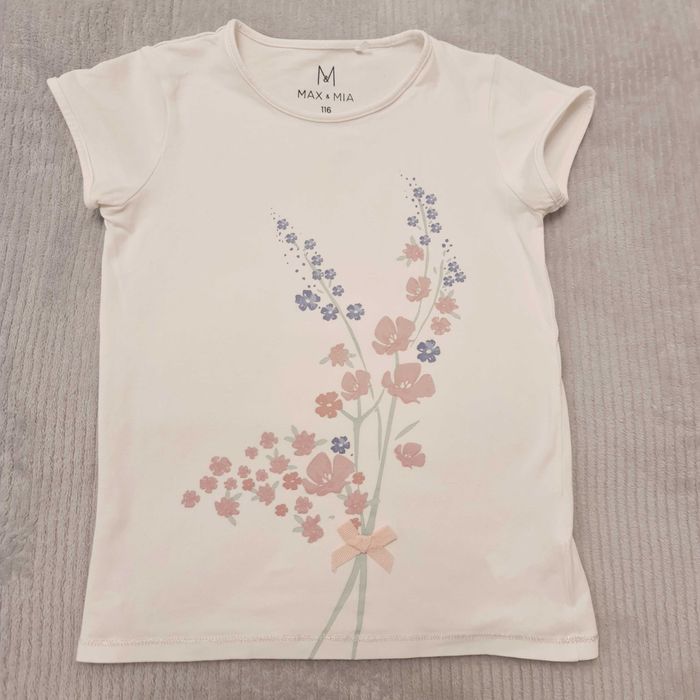 Koszulki 116 krótki rękaw t-shirty - 3 sztuki