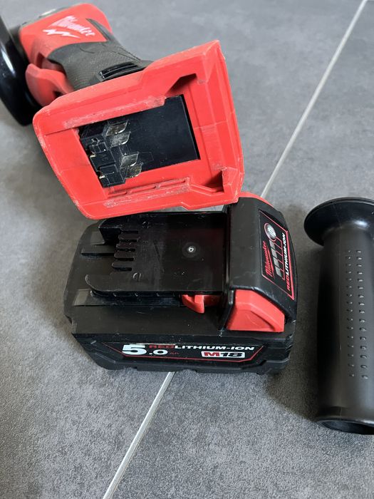 Безщіткова Акум. Болгарка Milwaukee M18 CAG125 XPDB