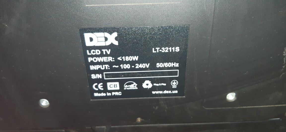 Dex lcd tv lt-3211s битый экран