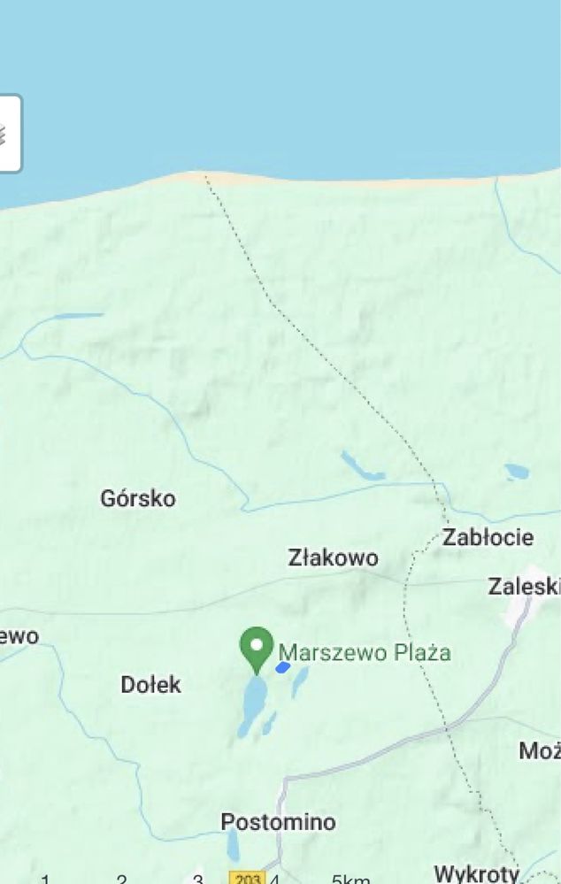 Działka rekeracyjna nad jeziorem Marszewo