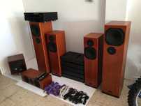 Conjunto de colunas Home Cinema