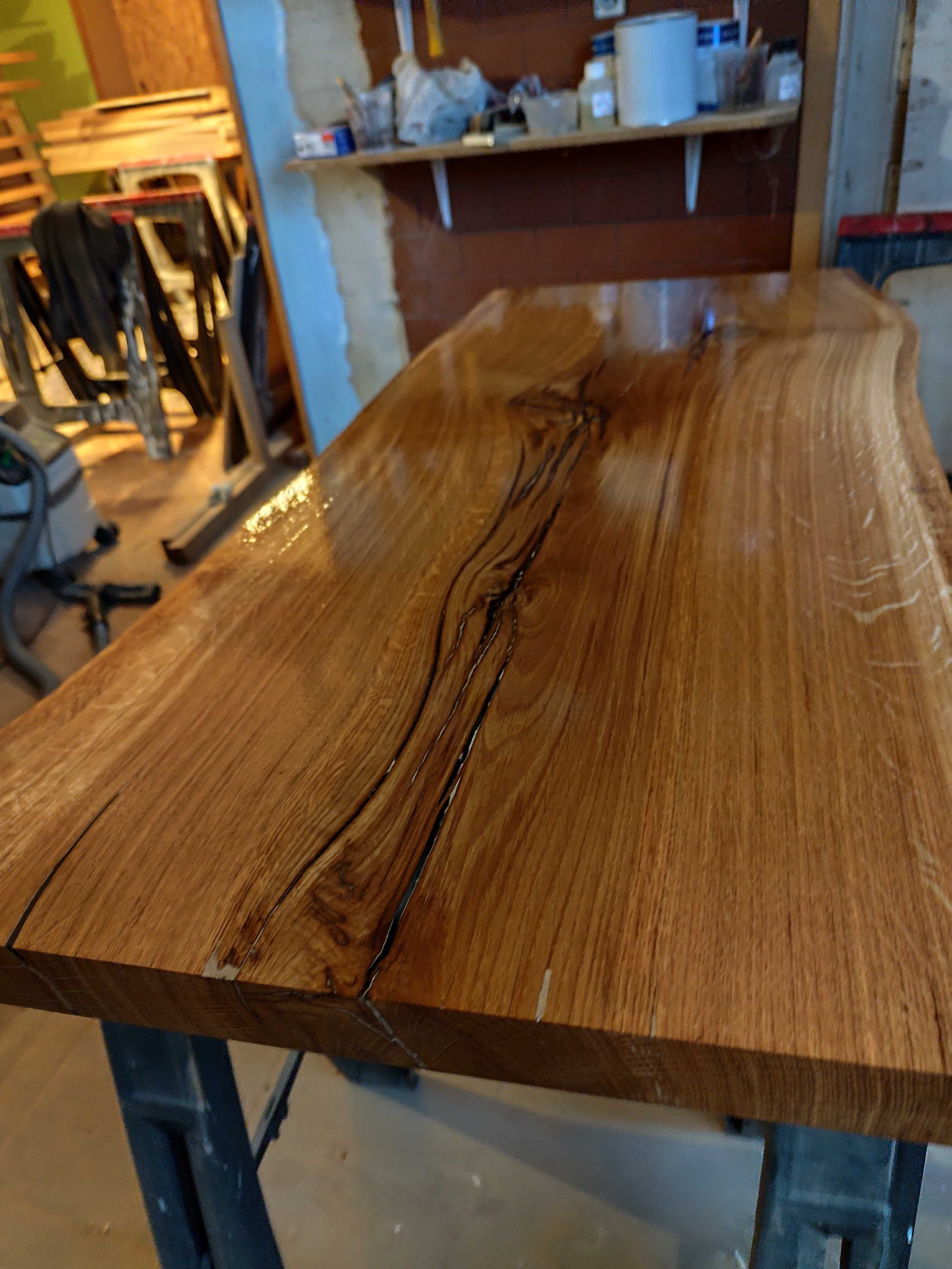 Blat dąb lity monolit olejowany 45x550x1200mm