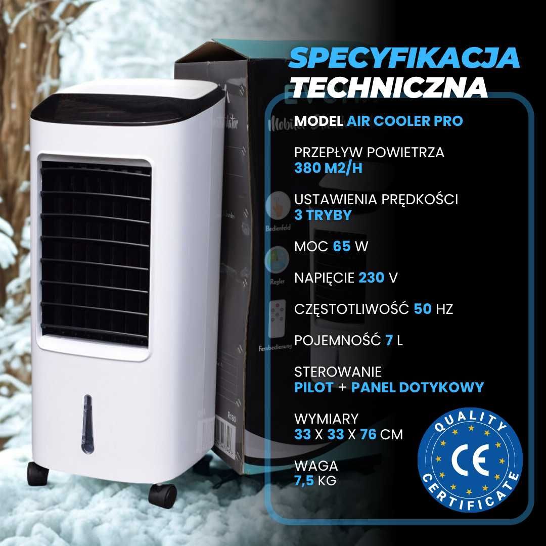 klimator klimator przenośny klimator wodny z pilotem 3w1 Ulga w upały!