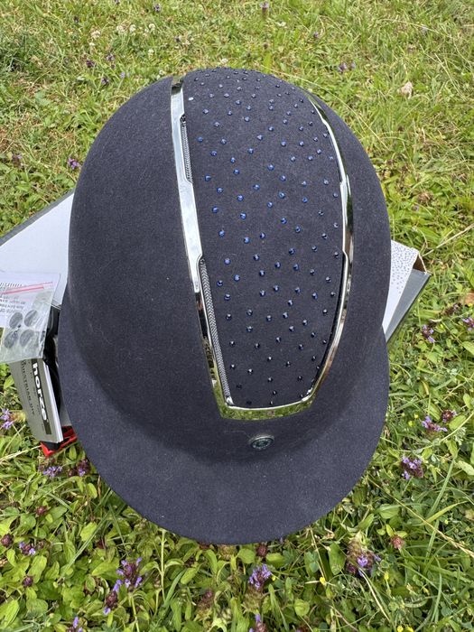 Nowy Kask jeździecki Horze dark blue jak Samshield