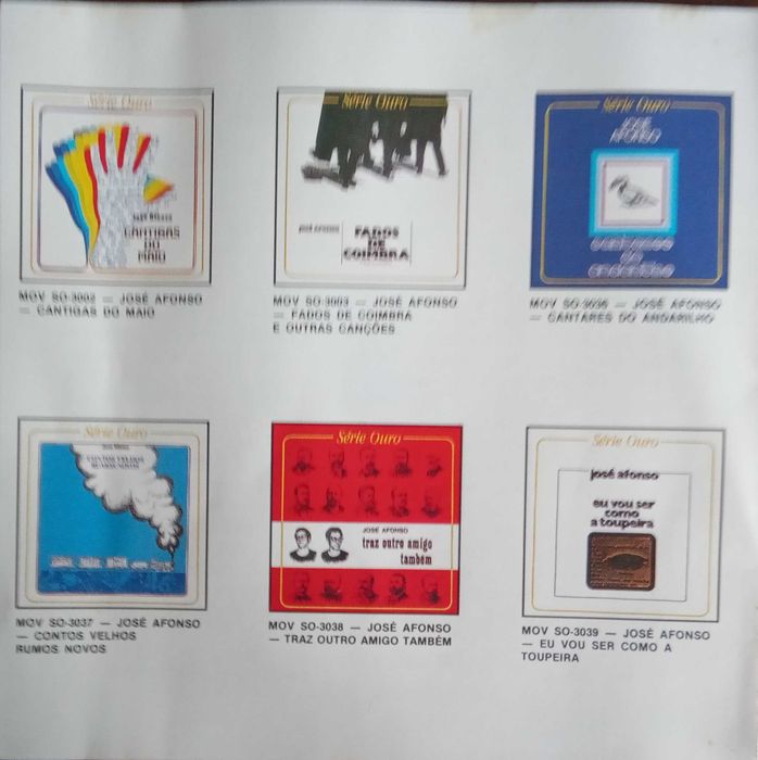 José Afonso	- - - - -		Traz Outro Amigo Também	- - - - -	CD