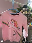 Nowa bluza różowa z koniem długi rękaw 98 104