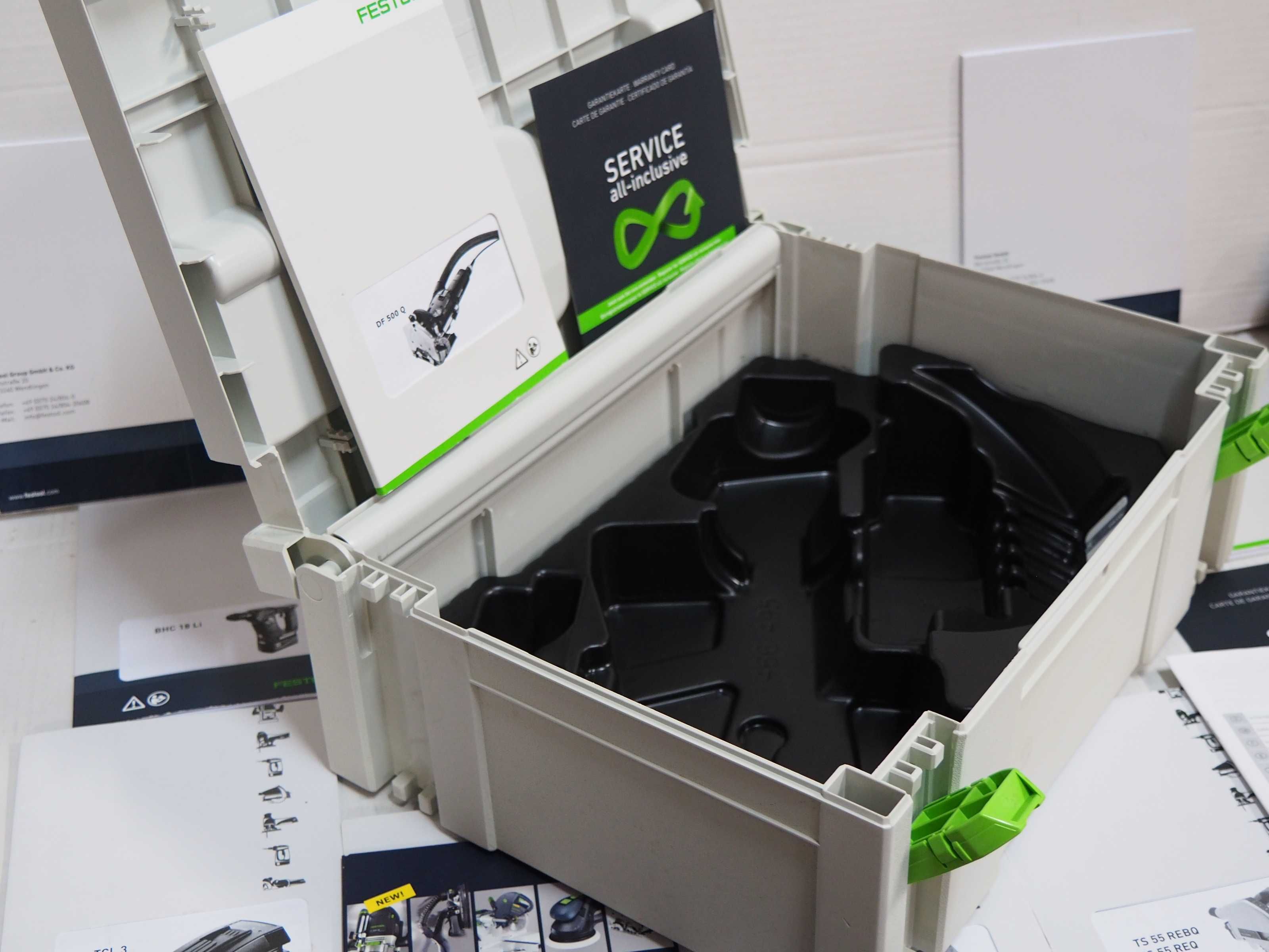 FESTOOL DF 500 systainer walizka do frezarka Domino +wklad wytloczka