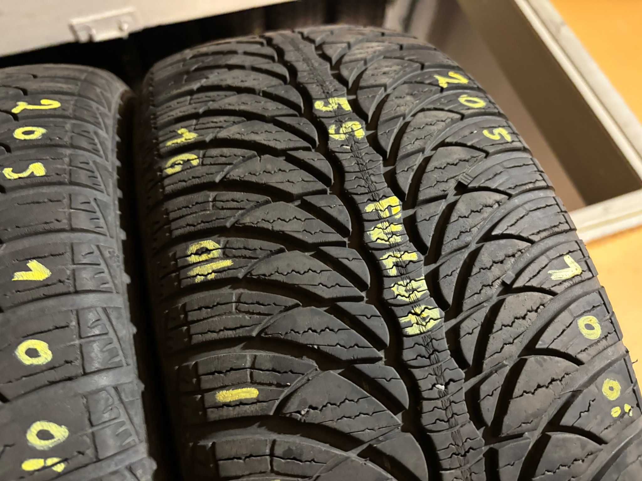 2X Opony Zimowe 205/55R16 91T FULDA KRISTALL MONTERO 3 6MM Spr. Całe!