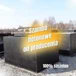 szambo betonowe 6m3, zbiornik szczelny eko ATEST GWARANCJA