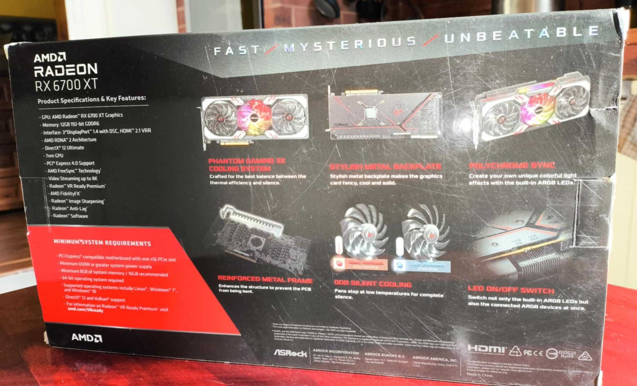 Radeon RX 6700 XT Phantom Gaming