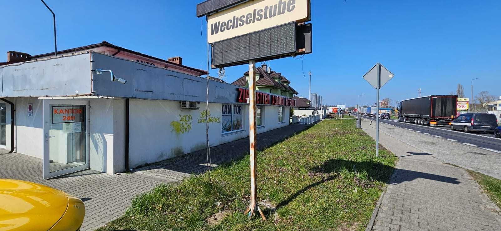Lokal usługowy przy wjeździe do Słubic