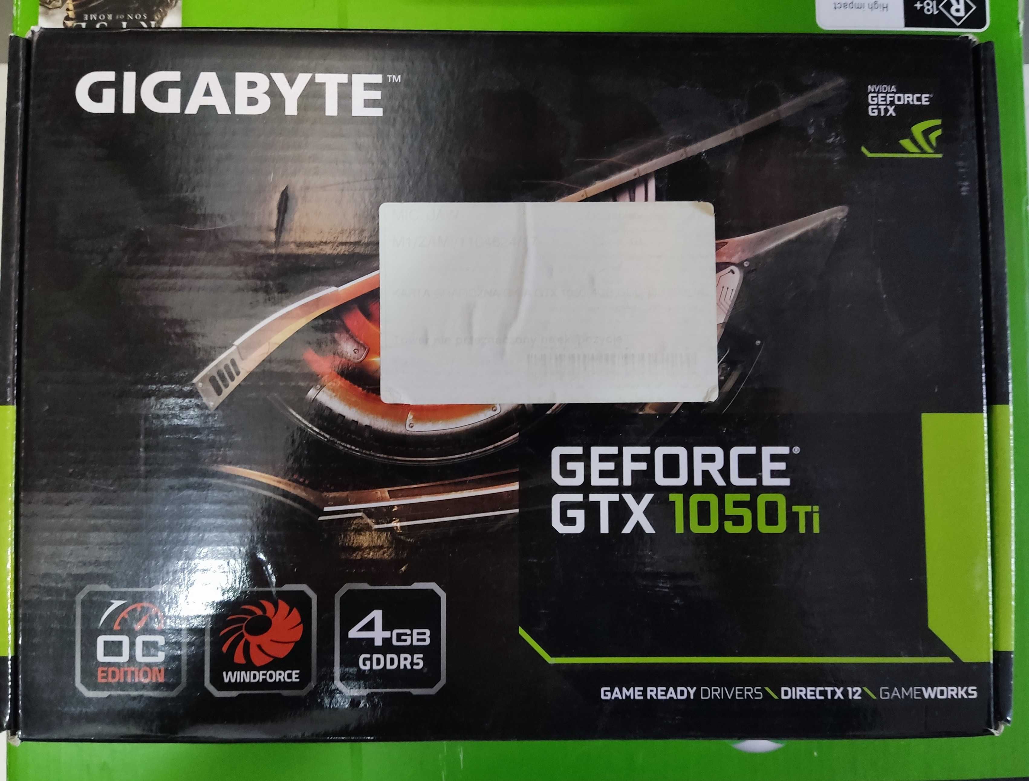 Karta graficzna GIGABYTE GTX 1050 Ti 4GB