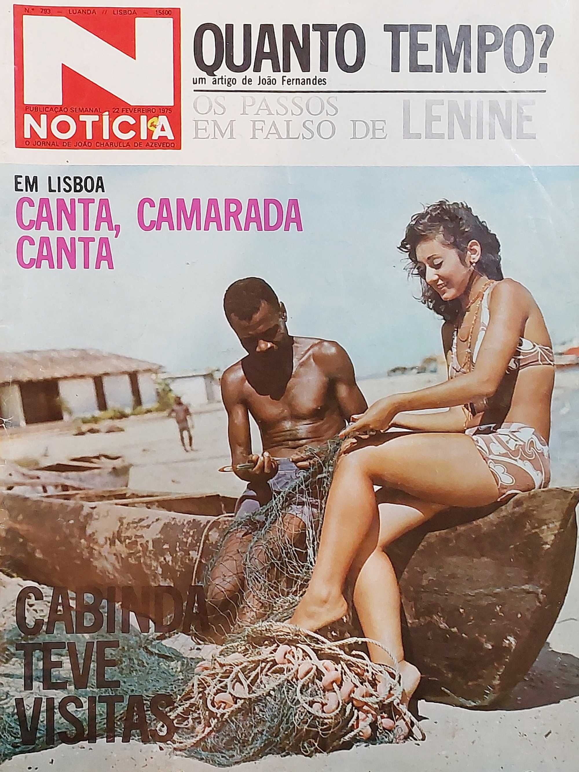 Revistas de Angola "NOTICIA" anos 1971/1975