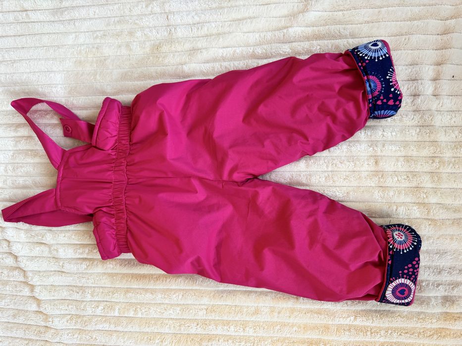 Теплий зимовий комбінезон на дівчинку