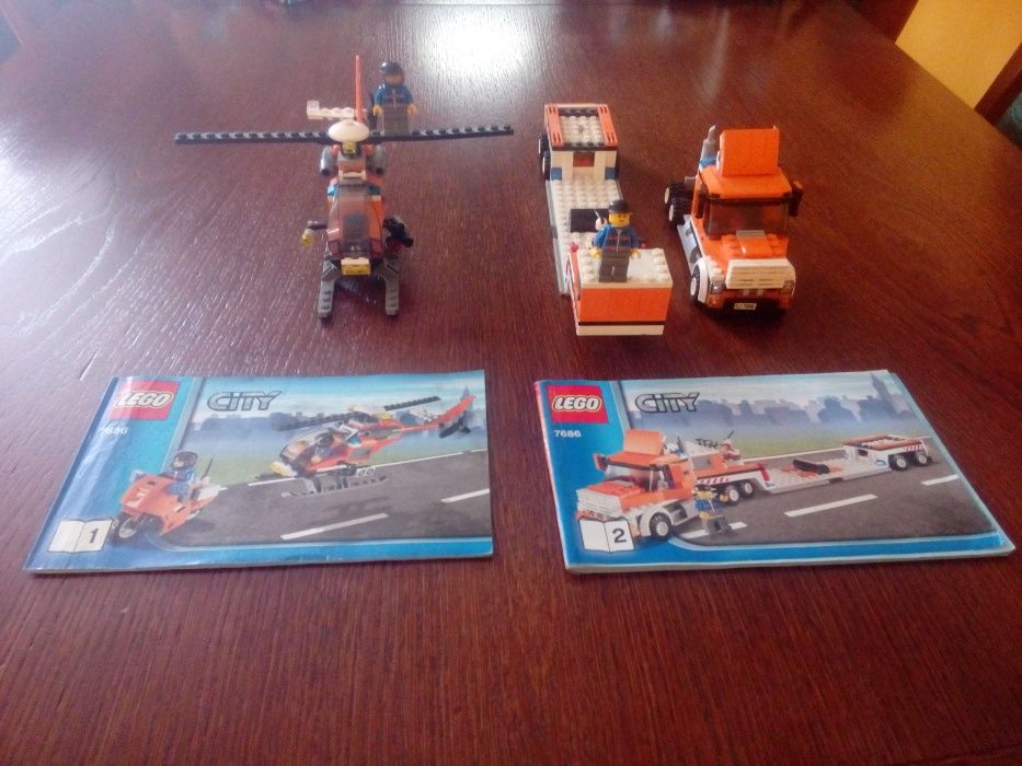 Lego City - Helikopter i laweta