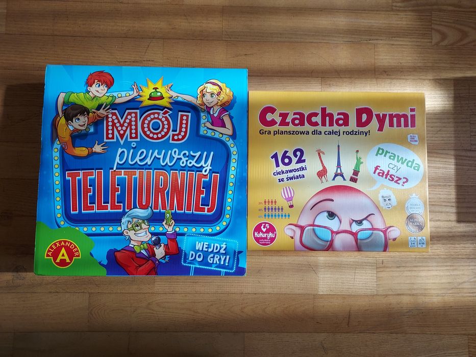 J.nowe gra 2sztuki Czacha dymi, Teleturniej prezent Kukuryku Aleksande