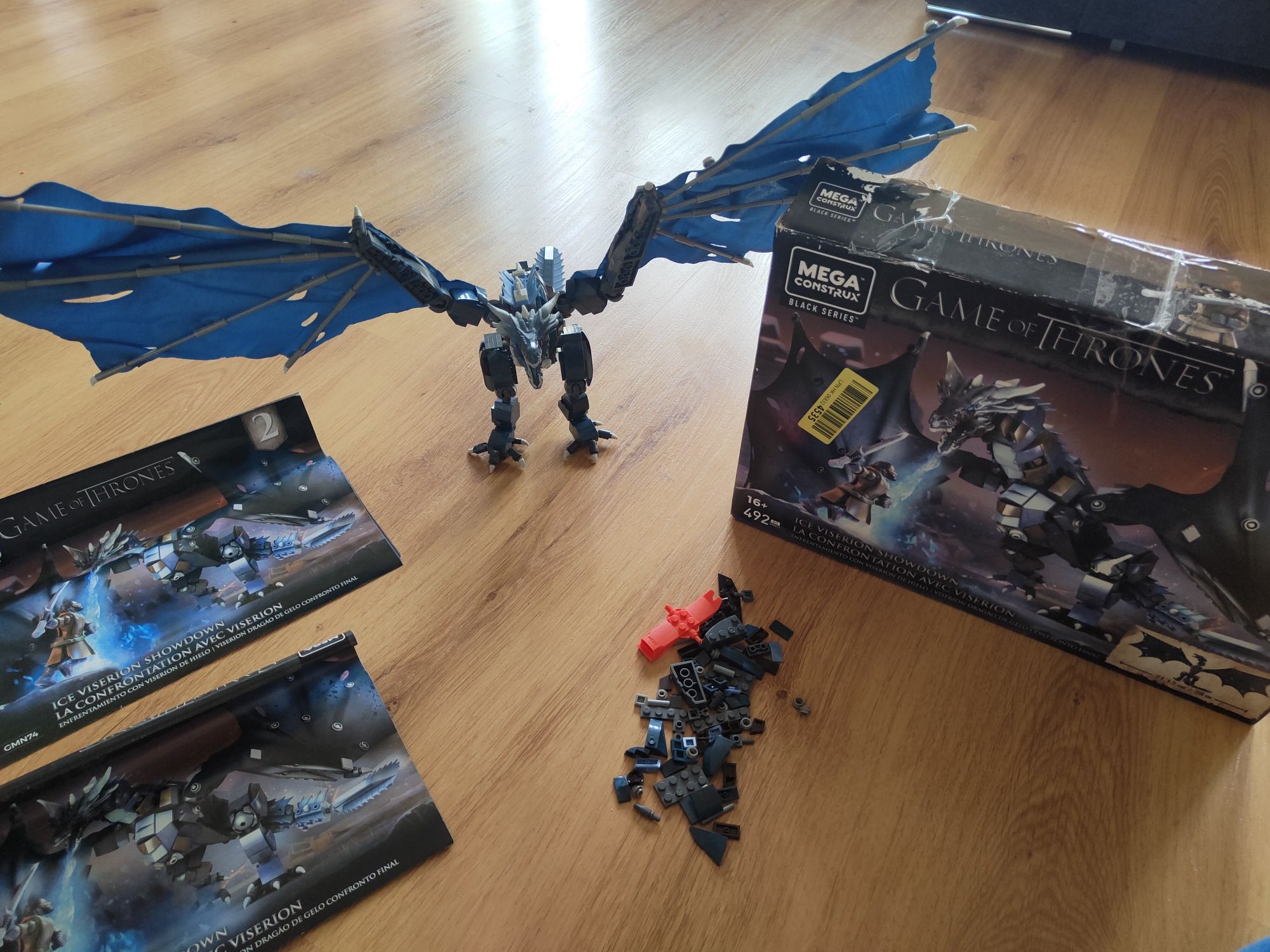 Klocki Mega Construx Game of Thrones Gra o tron HBO* TYLKO Smok