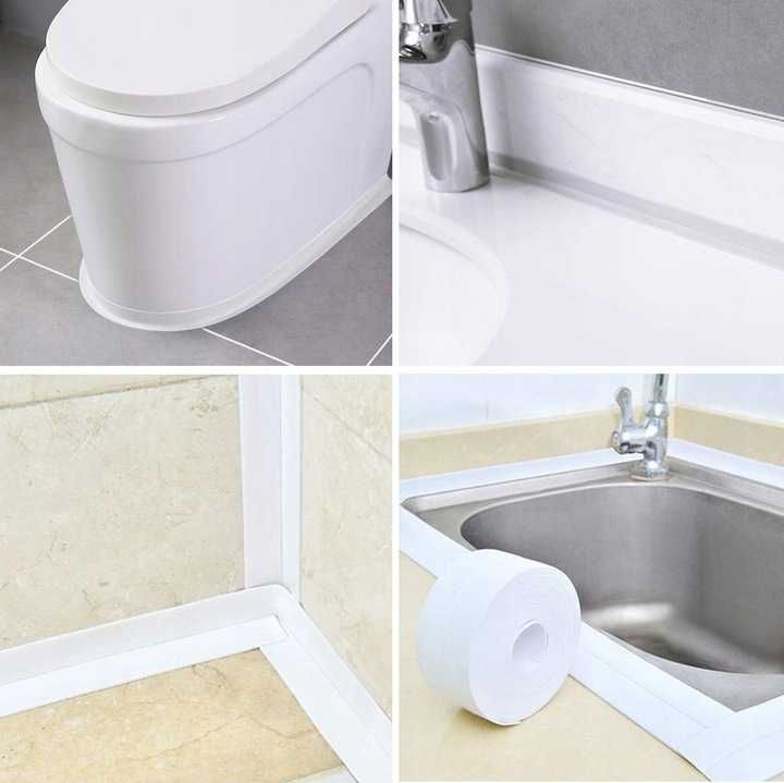 Taśma USZCZELNIAJĄCA do WANNY BRODZIKA Umywalki 22mm x 3 m Wodoodporna