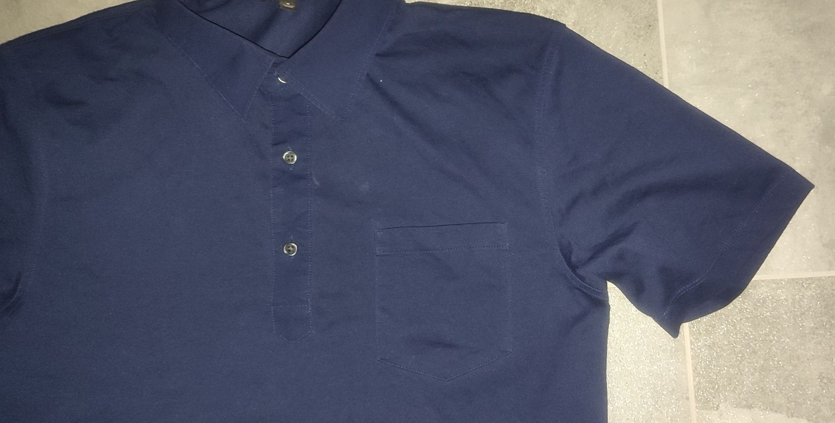 Polo koszulka Uniqlo r. M granat