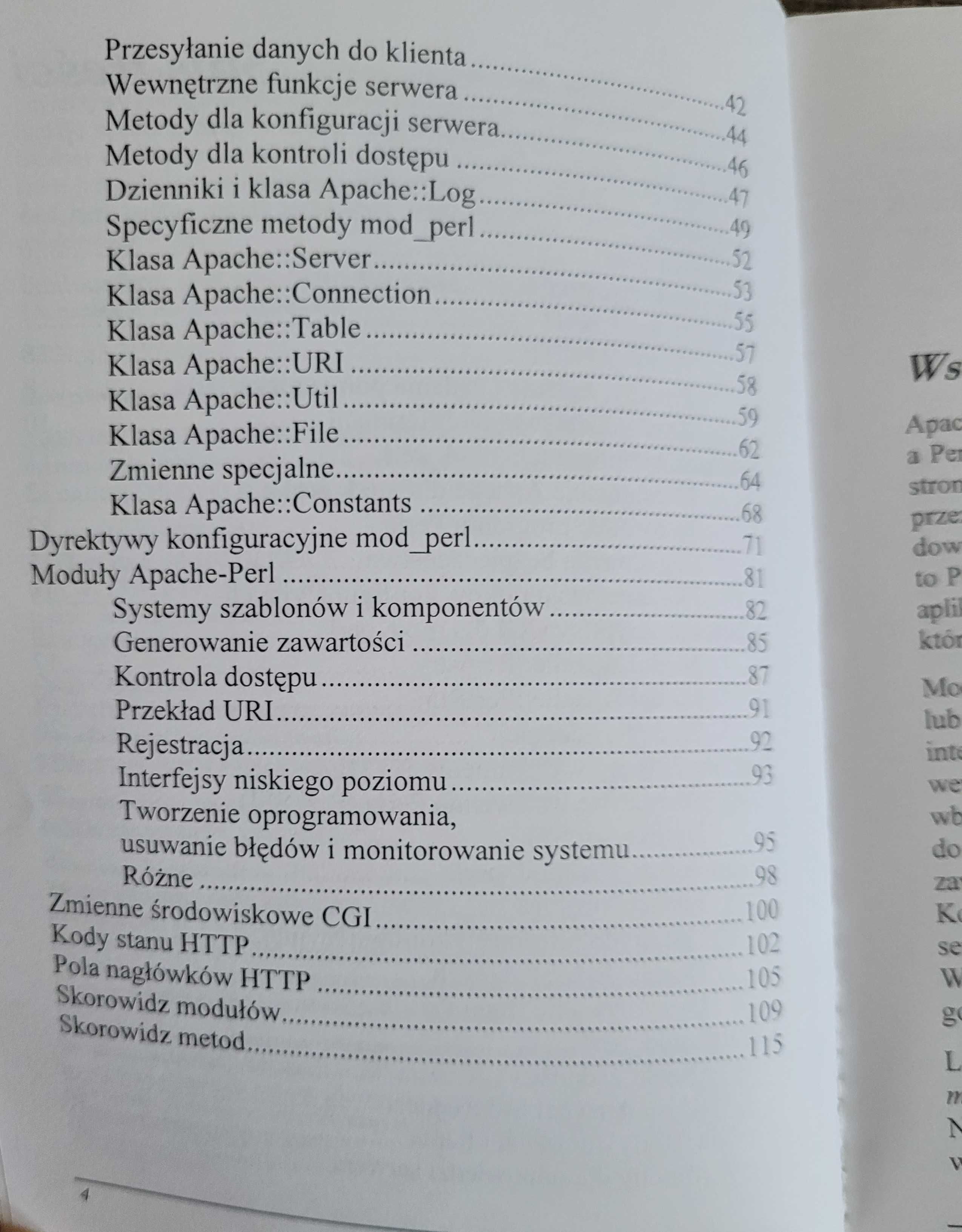 Mod_Perl. Leksykon kieszonkowy