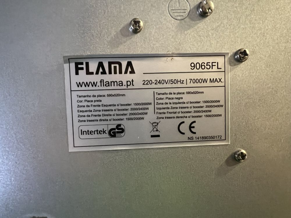 Placa indução Flama