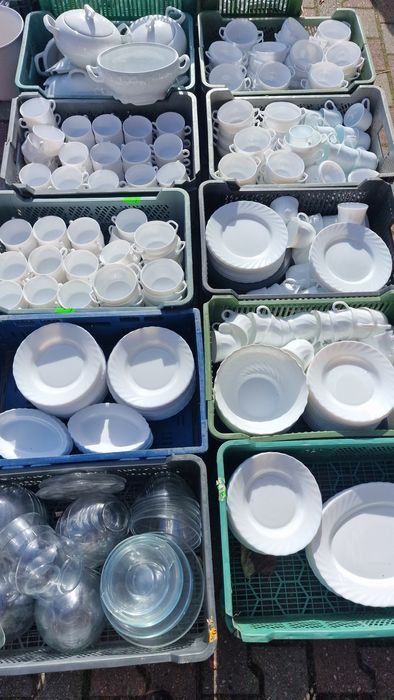 REZERWACJA Zastawa stołowa gastronomiczna MIX z likwidacji lokalu