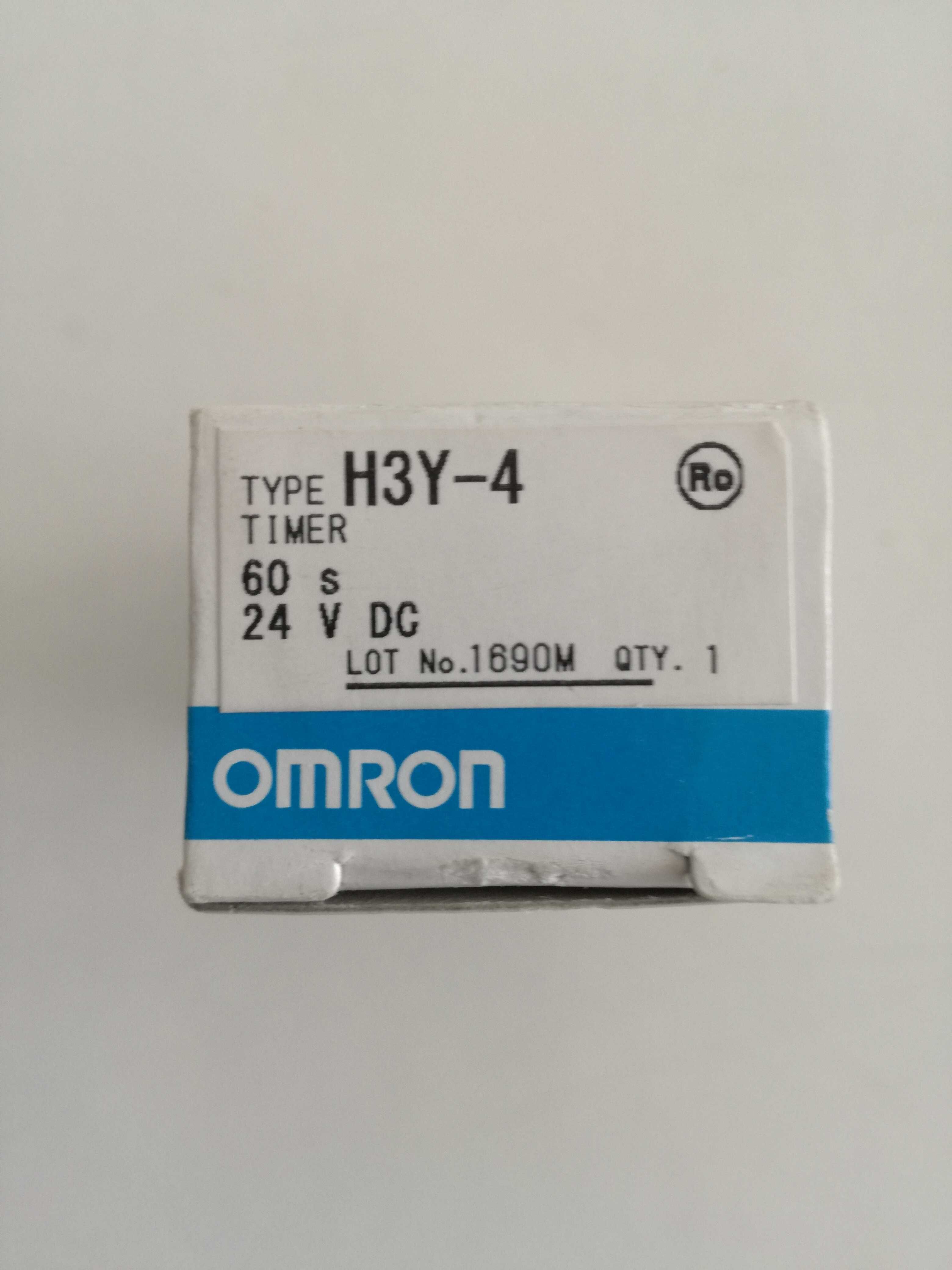 Relé temporizador Omron H3Y-4 DC24 60S novo