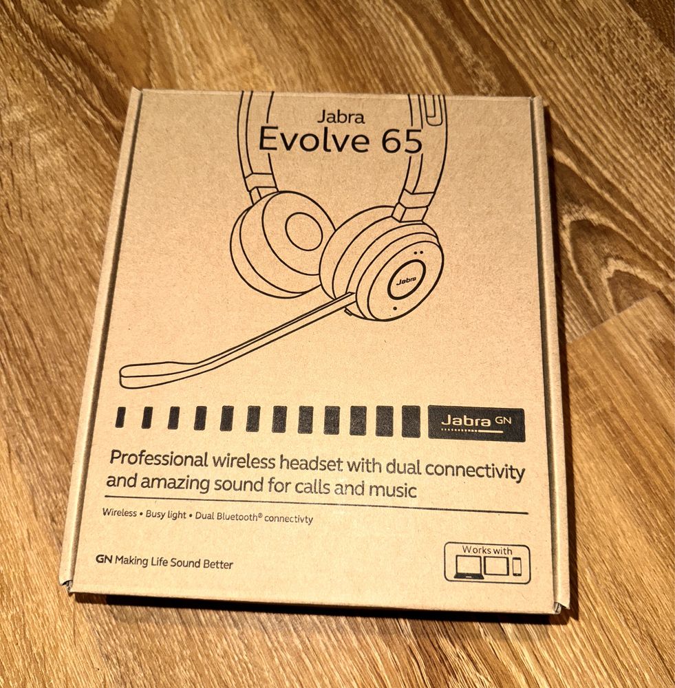 Słuchawki bezprzewodowe Jabra Evolve 65 NOWE