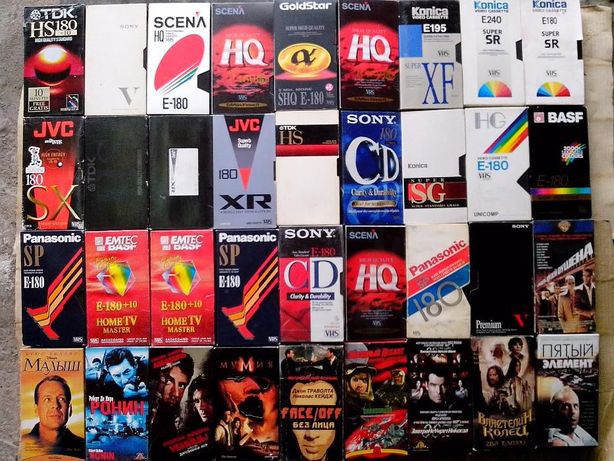 Видеокассеты VHS обмен на аудиокассеты