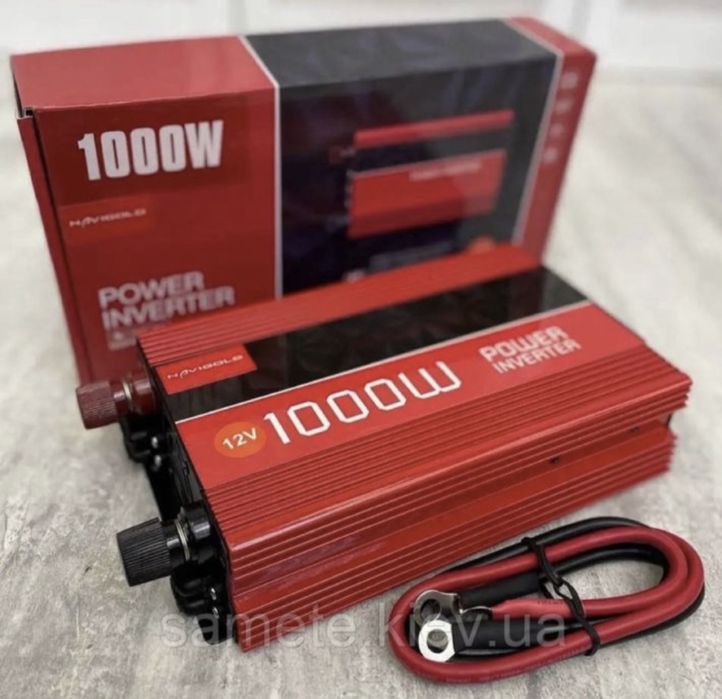 Срочно 1шт! Інвертор Navigold 1000 W, 12 В на 220 В, апроксимованн