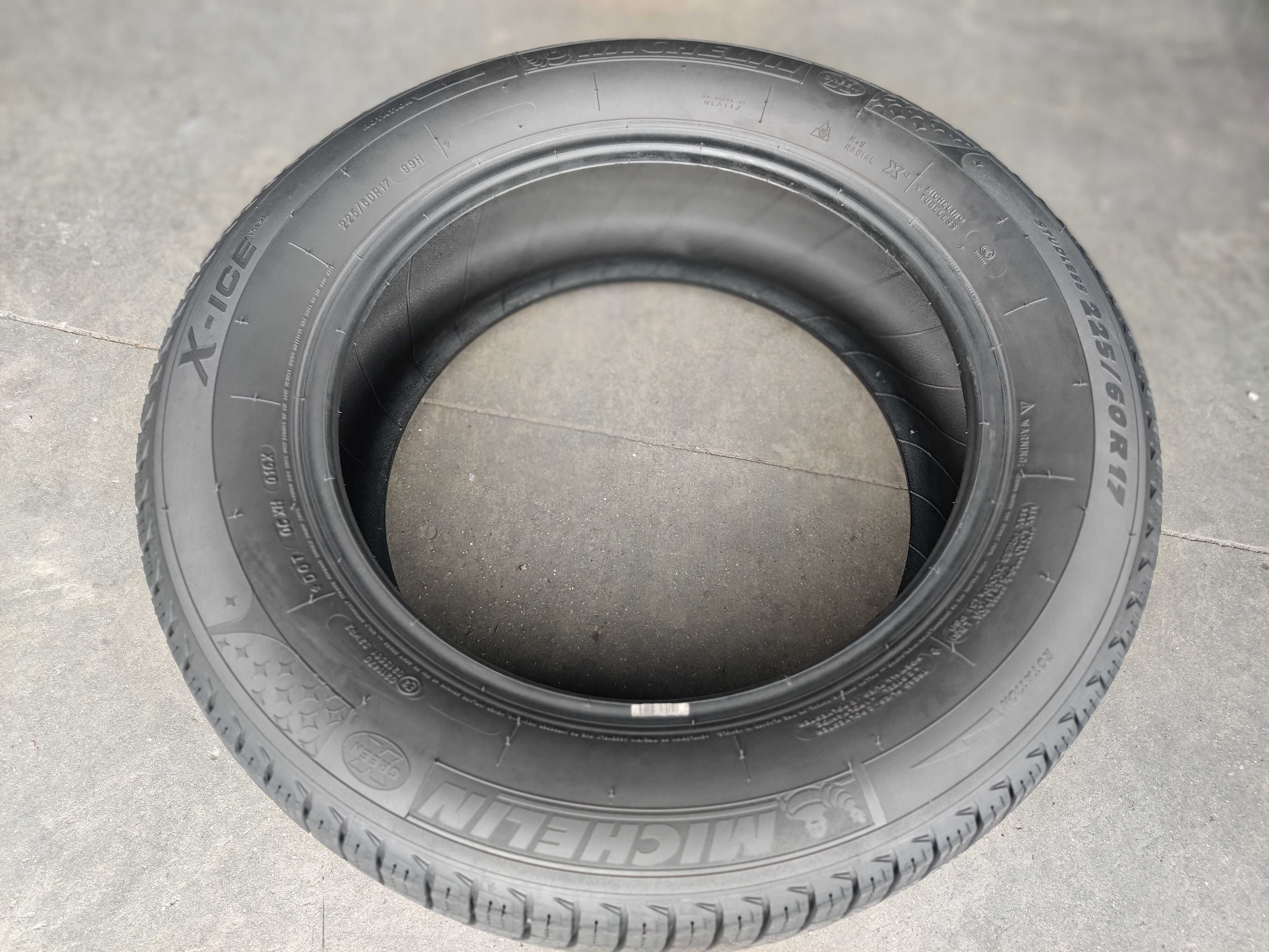 Зимові шини r17 225 60 Michelin XIce преміум липучки скандинавки