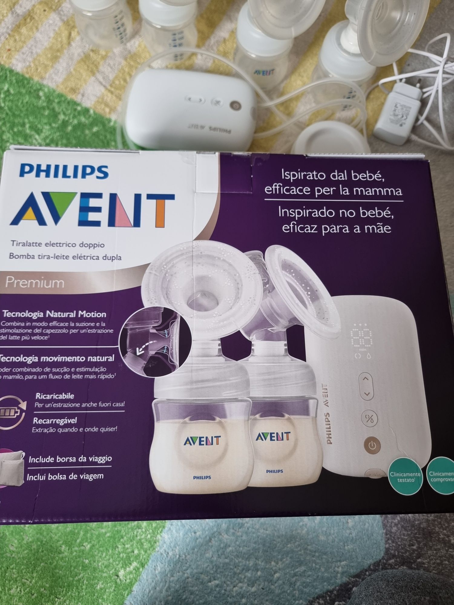 Lalkator avent naturals podwójny