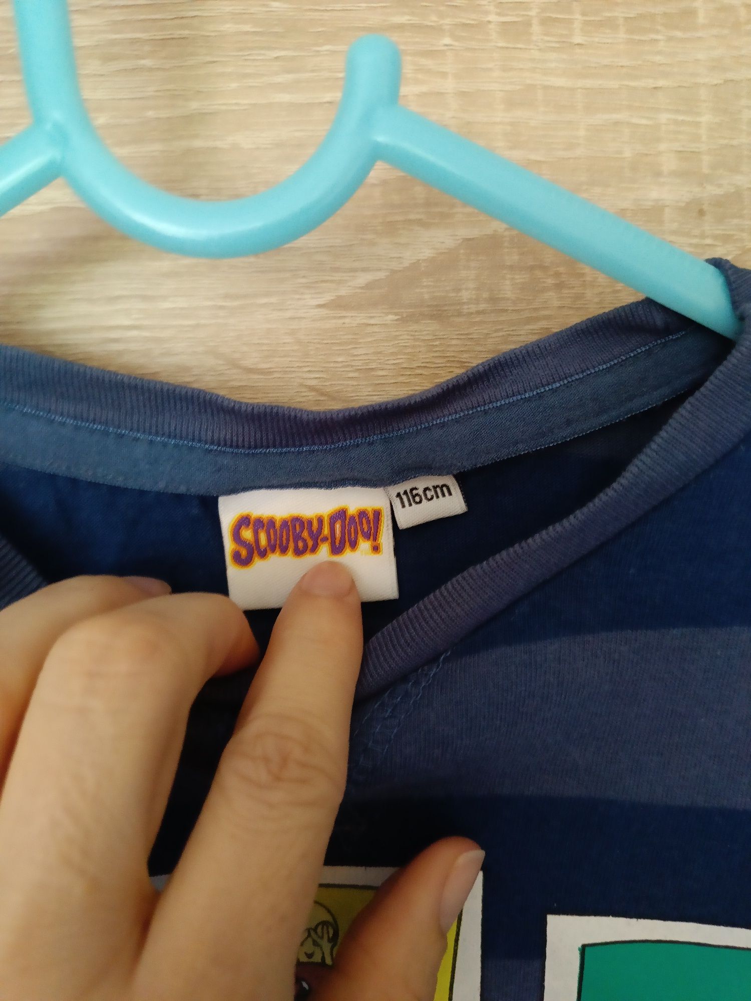 Bluzka z długim rękawem rozmiar 116 bawełniany cool club Scooby-Doo