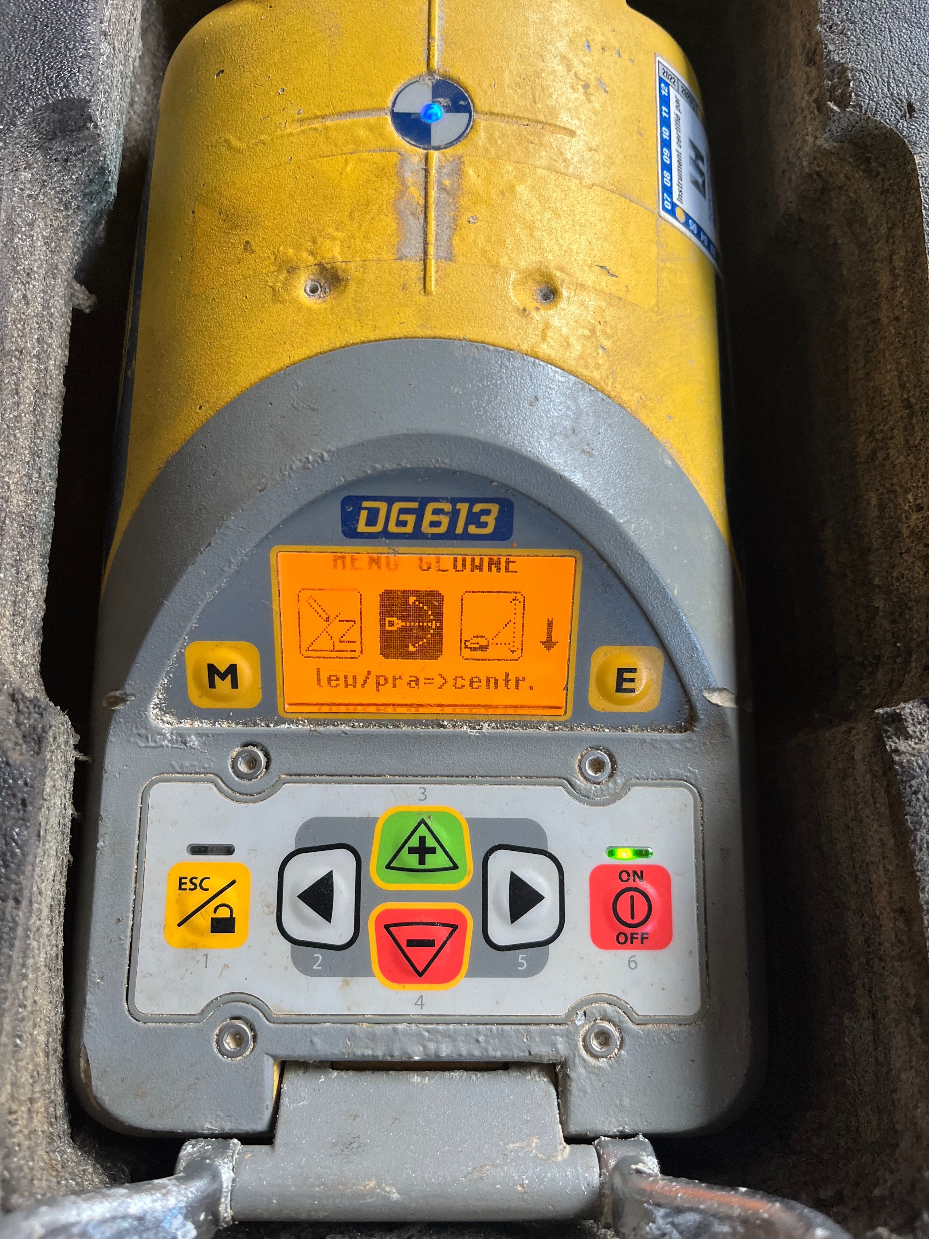 Laser rurowy kanalizacyjny spectra dg616 leica hilti topcon
