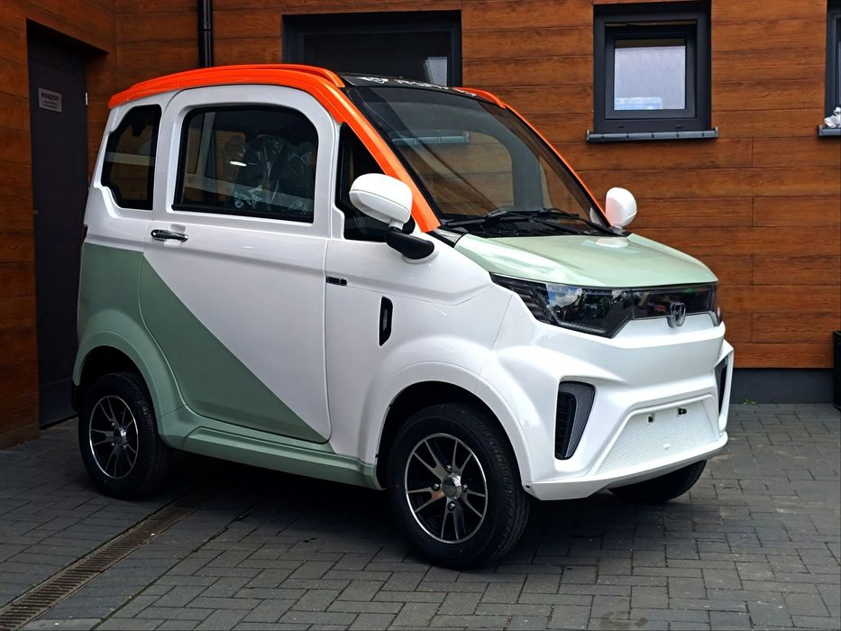 Aixam City Czterokołowiec Elektryczny NA PRAWO JAZDY L6E KLIMA Zasięg 180KM