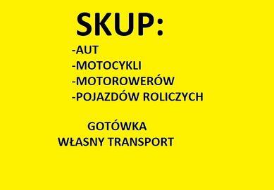 Skup aut, motocykli. motorów pojazdów, busów Zielona Góra i okolice